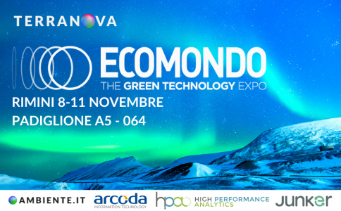 Terranova Sponsor ECOMONDO, 8-11 novembre 2022 - Rimini Fiera